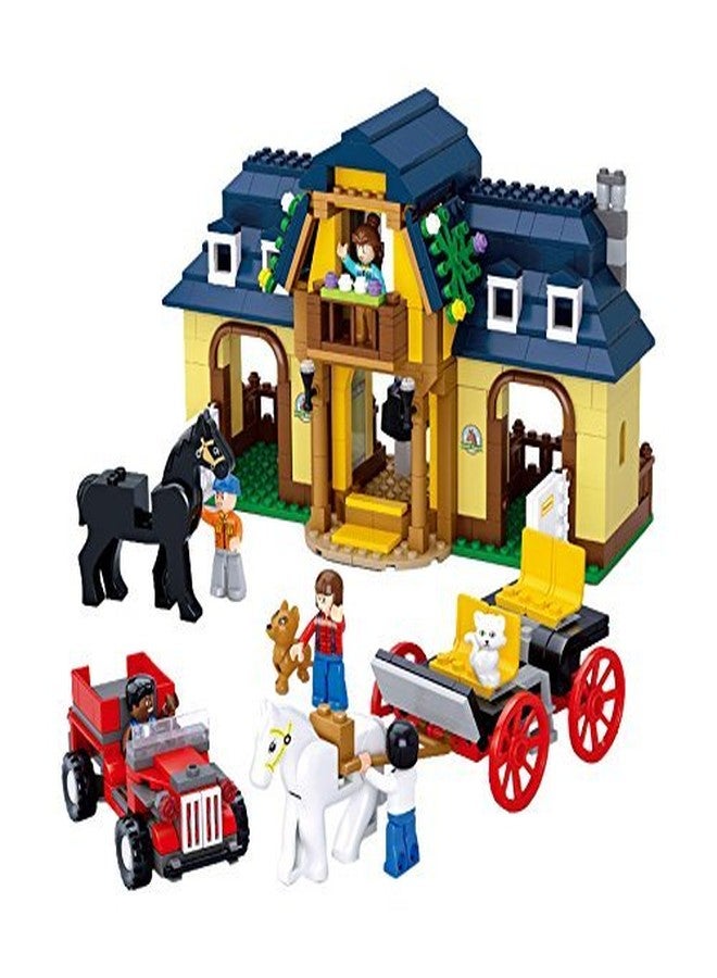 SLUBAN Horse Farm Educational Brick Toy | Town Theme Building Set for Smart Kids | 526 Pieces | Creative STEM Construction Kit | M38-B0560 | Multicolor - Image 3